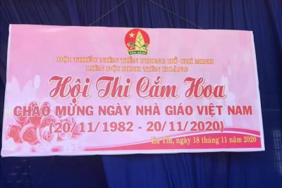 HỘI THI CẮM HOA CHÀO MỪNG NGÀY NHÀ GIÁO VIỆT NAM 20/11. Năm họ 2020 – 2021
