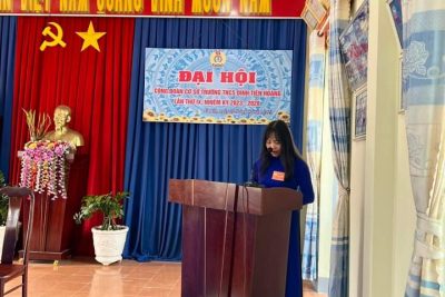 ĐẠI HỘI CÔNG ĐOÀN CƠ SỞ TRƯỜNG THCS ĐINH TIÊN HOÀNG, KHÓA IX, NHIỆM KỲ 2023 – 2028